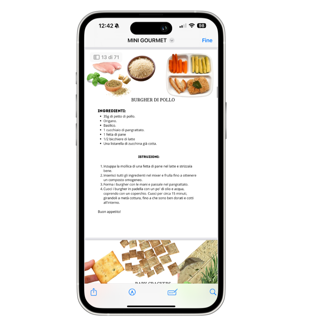 mini gourmet: Pezzettini ( senza e con uovo ), paste e risotti non banali, libro in pdf per lo svezzamento ( pranzi, cene, merende, spuntini).